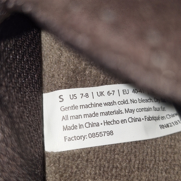 Dearfoam Mens Brown Comfy Memory Foam Cushion Slip On Moccasin Slippers Size 7-8 - Picture 8 of 9